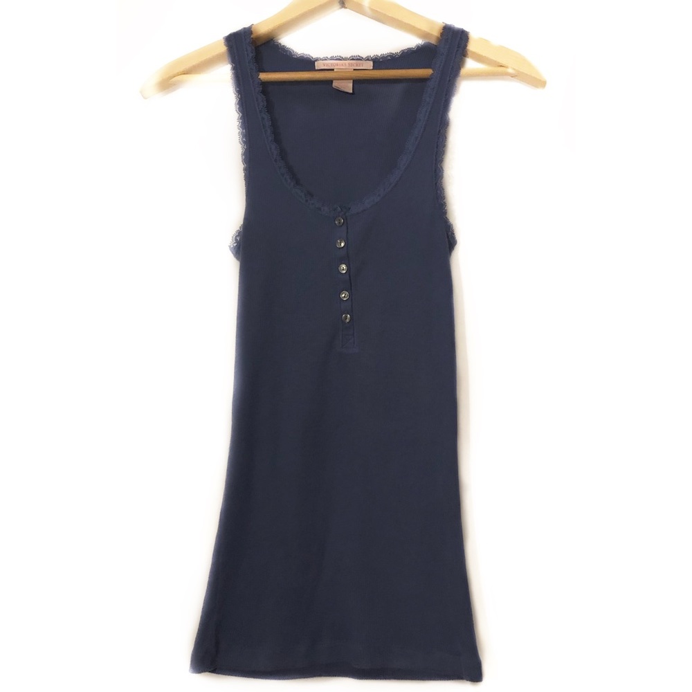 Victoria’s Secret Lace Ribbed Tank Top Camisole